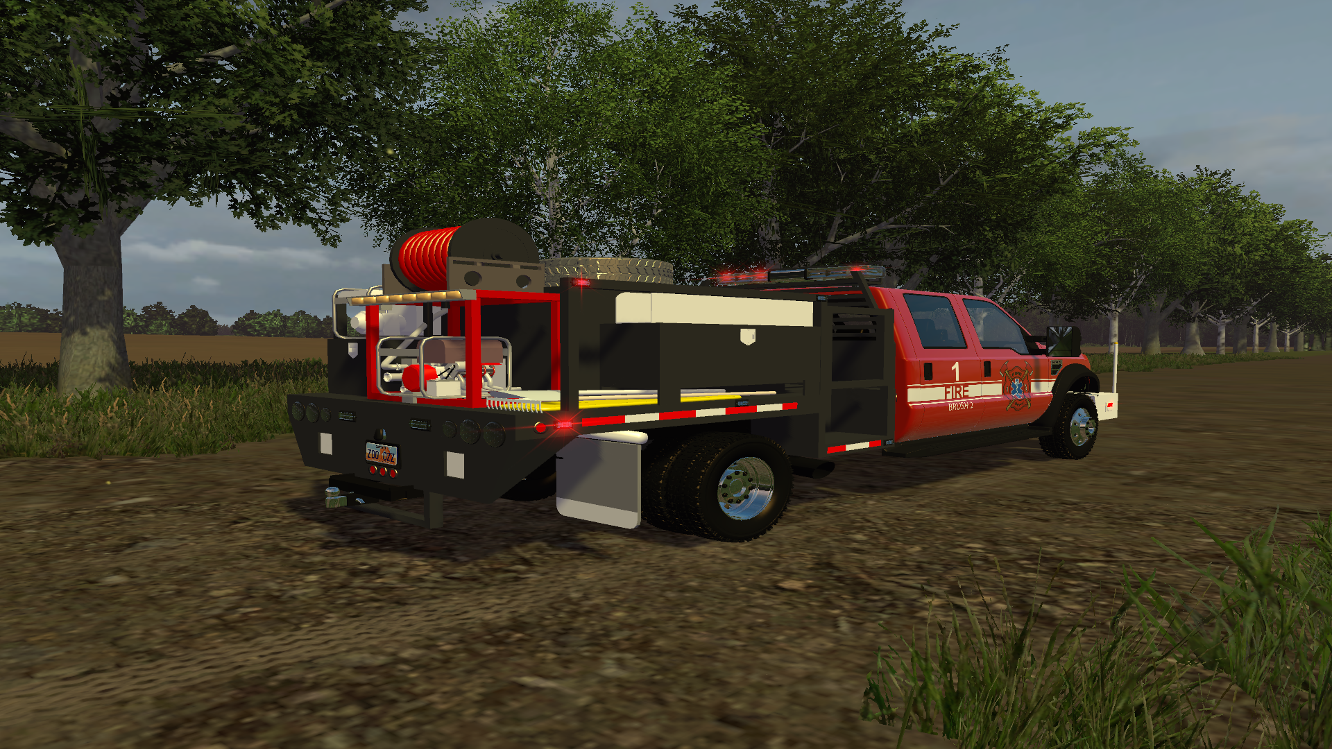 Ford F Fire Truck V Farming Simulator Mods Fs Hot Sex Picture