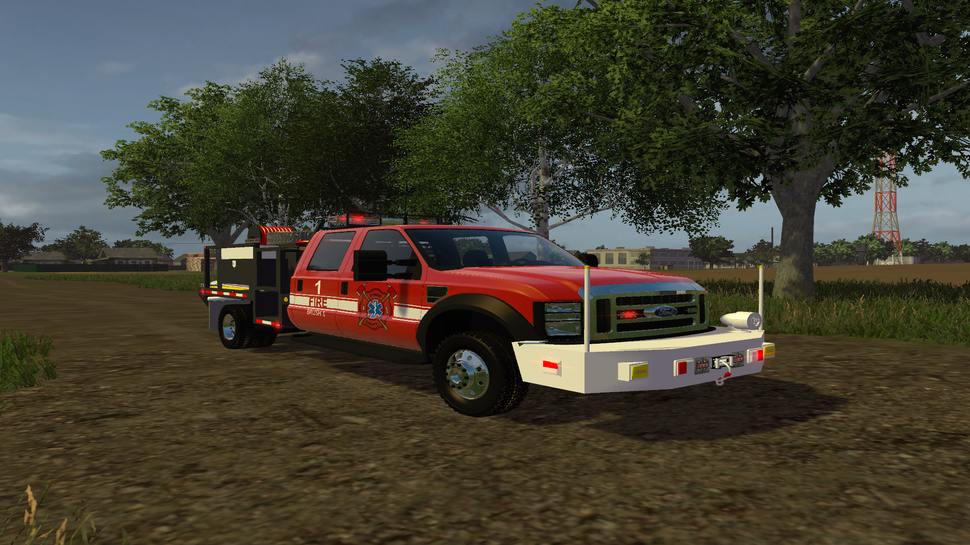 farming simulator 17 fire truck mods