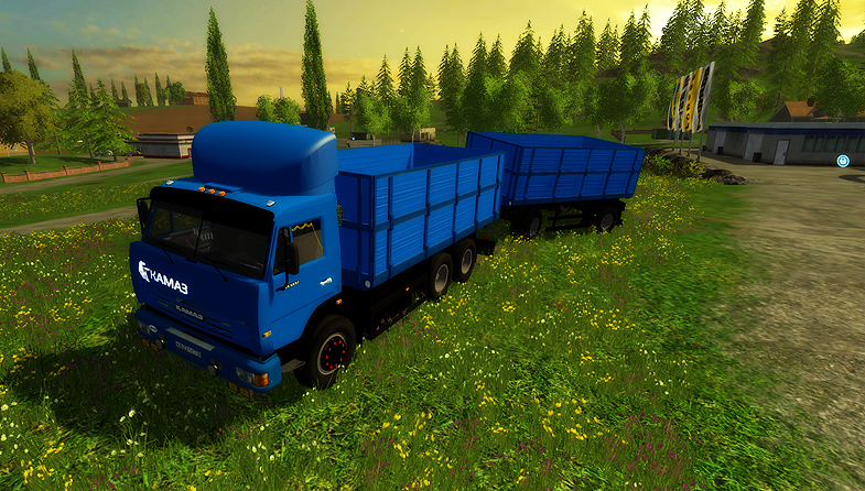 Kamaz-45143-Truck-Trailer-NEFAZ-8560