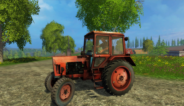 MTZ-Red-80-Tractor-v-1.0