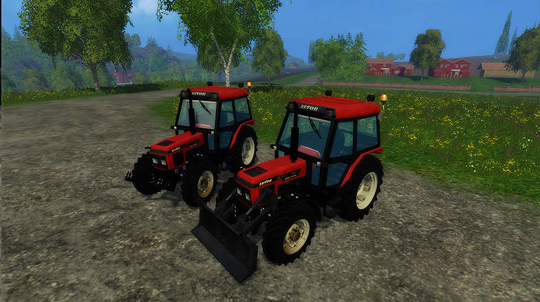 Zetor-7340-Turbo-Red-Tractor-v-1.0