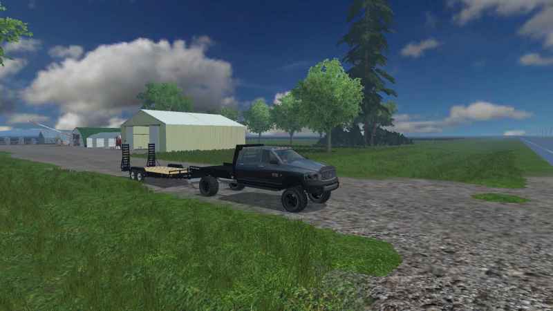 CUMMINS-FLATBED-V6-PickUp-Truck-1