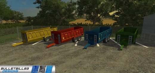 Marshall Trailers Pack Multi Colours for FS 2015 2