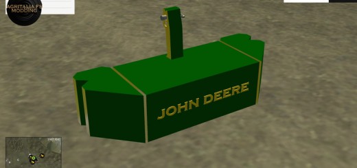 Weight John Deere 1900KG Mod V 1 3