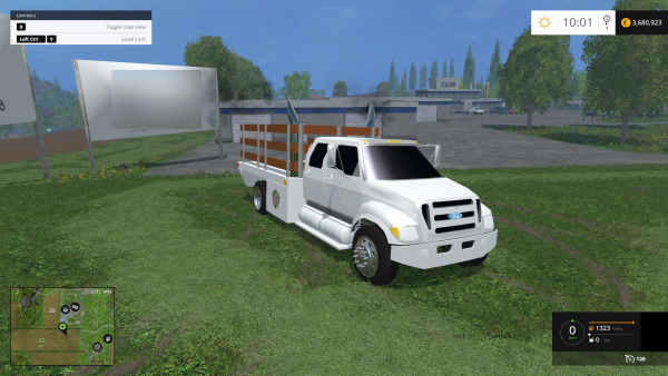 Ford F 650 Stakebed Car V 10 •