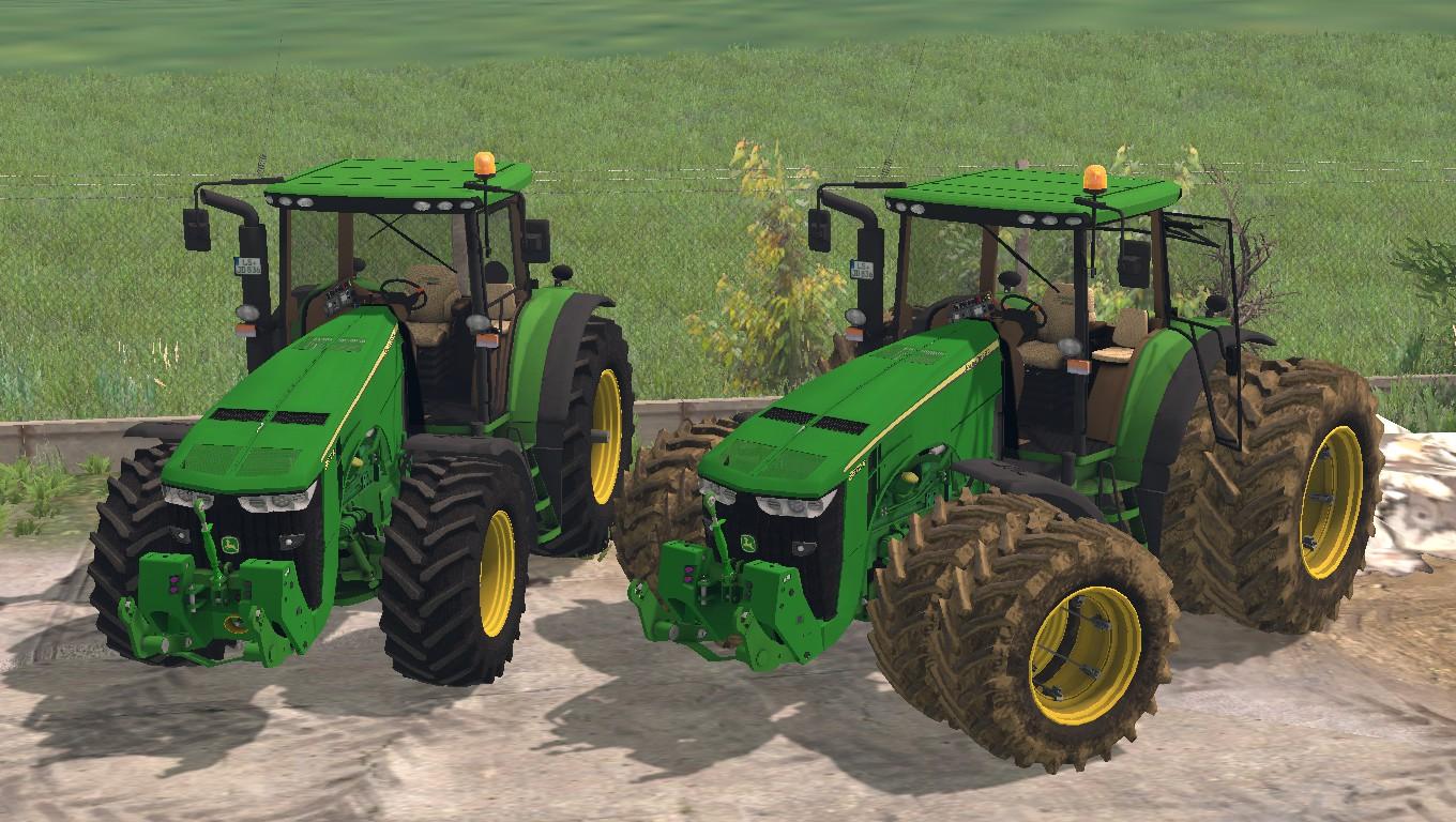 Игра тракторы зеленые. Трактор John Deere 8370r. Трактор Джон Дир для ФС 15. FS 15 John Deere. FS 15 John Deere 8370r.