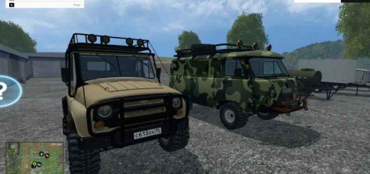 fs15 uaz and trailers pack v1 0 1