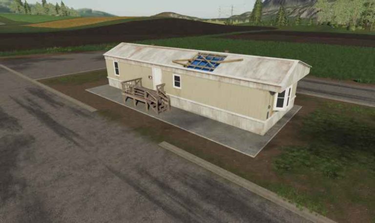 a house trailer mod for fs19 a house trailer mod for fs19